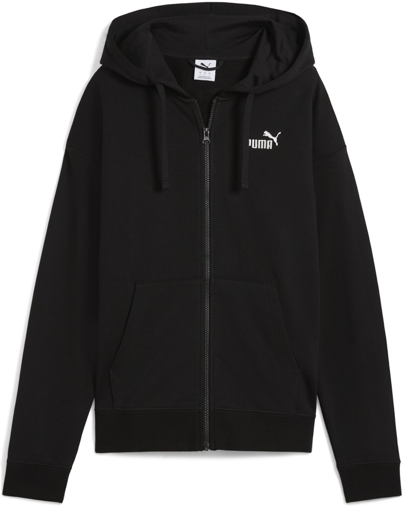 PumaDamenSweatJackeESSSmallNo1LogoComfortFull-ZipHoodieTR682410PumaBlack-M