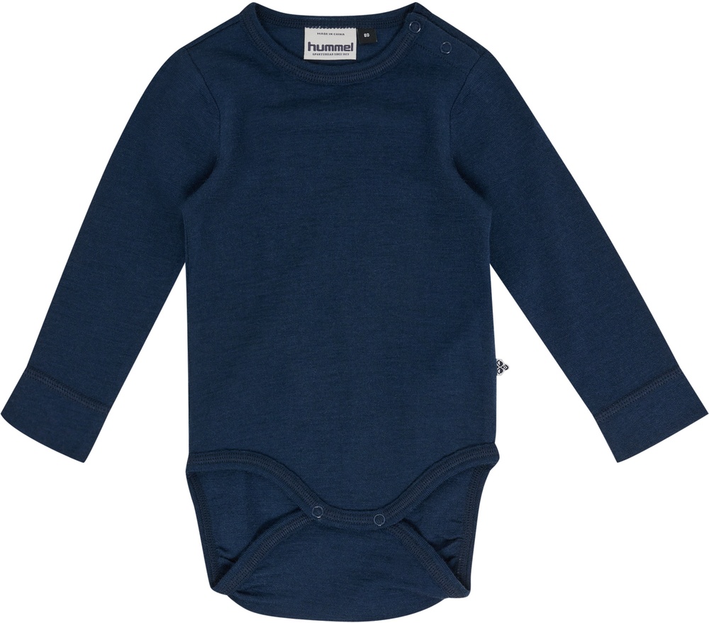 HummelKinderMiniWoolRibBodyLongsleeve229424DressBlues-56-ca0-3Monate