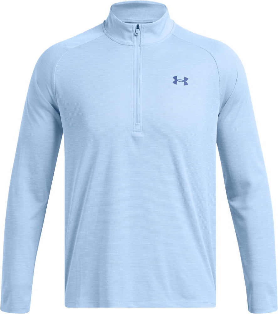UnderArmourLongsleevesUaTechTextured12ZipHorizonBlue465-3XL