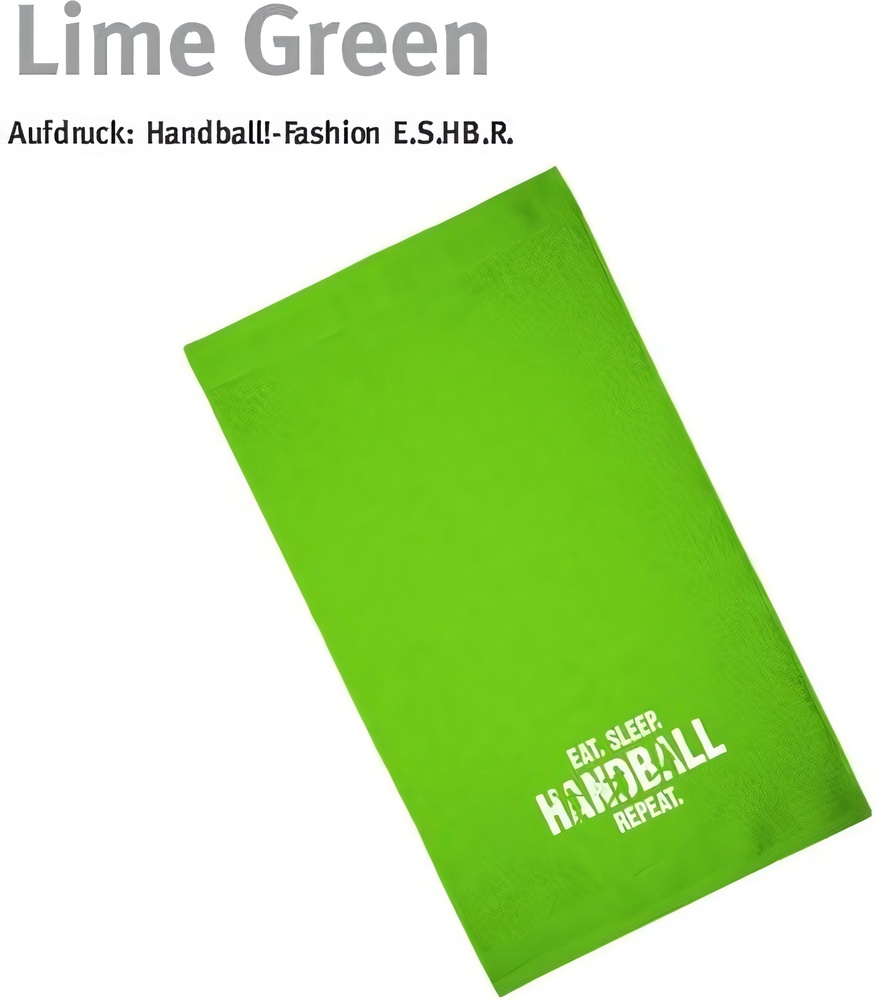 HandballFashionHandtuchEatSleepHandballRepeatT1-7070x140cmLimeGreen