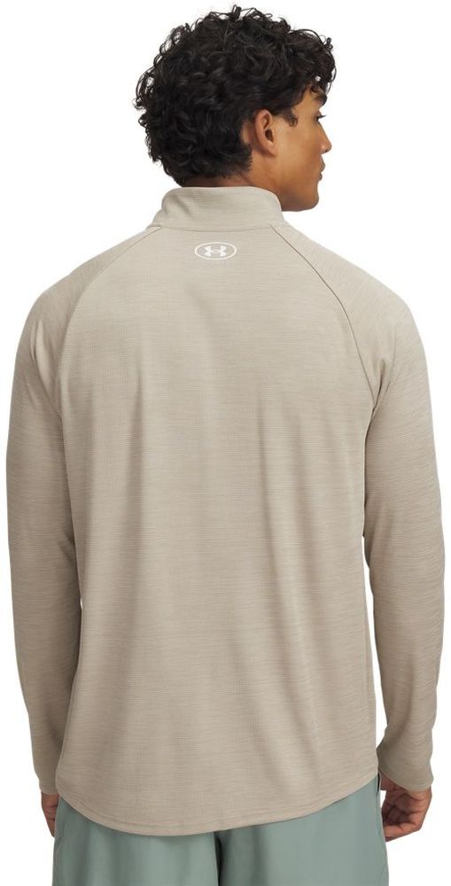 UnderArmourLongsleeveTechTextured12Zip1382797Brown299-LUSLG