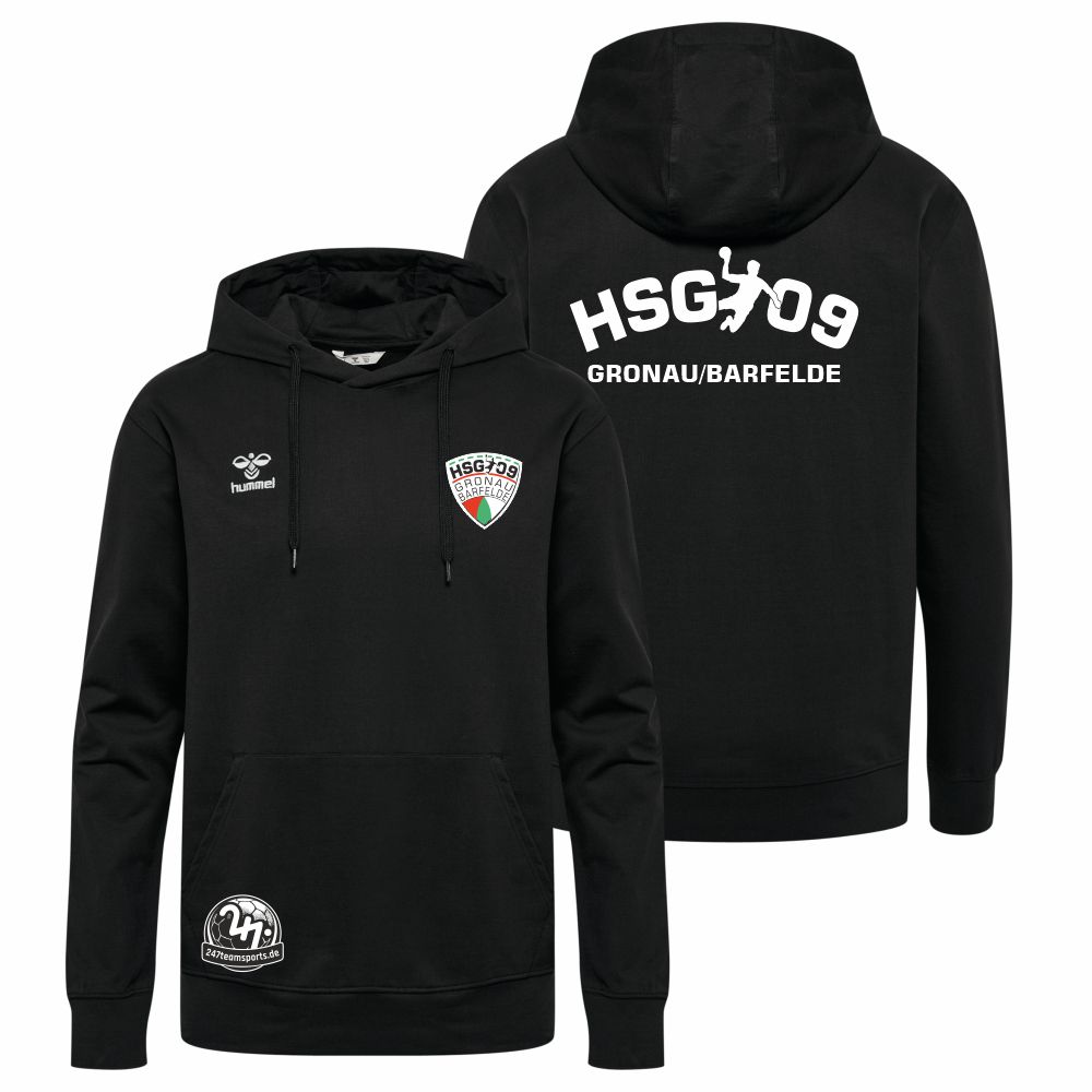 HSG09GronauBarfeldeHummelhmlGO20CottonHoodieBlack-S