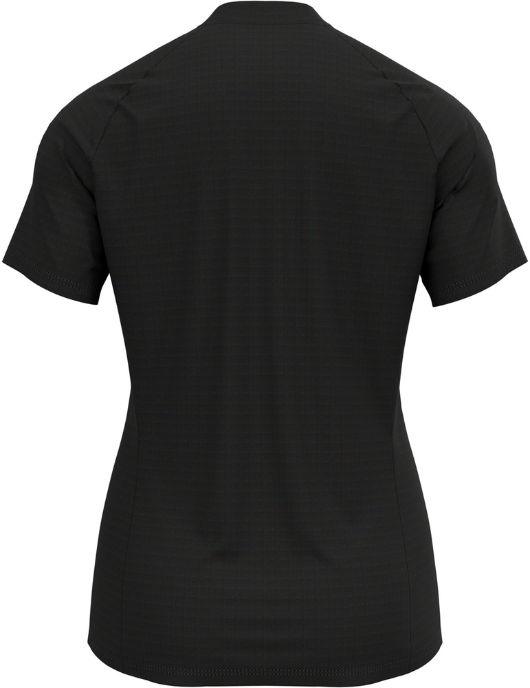 OdloDamenT-ShirtSS12ZipEssentialTrail313801Black-L