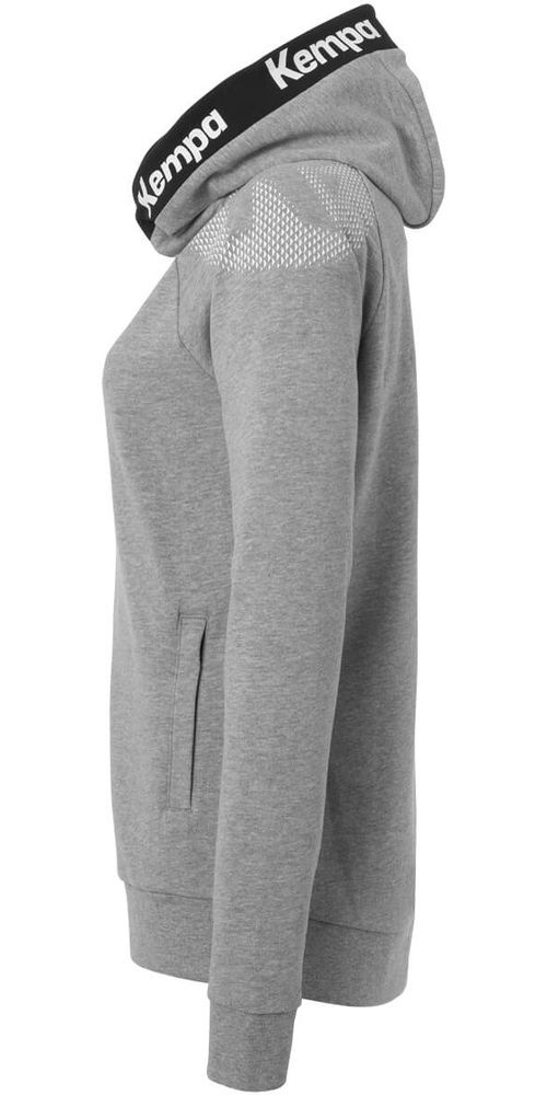 KempaDamenTrainingsjackeCore26HoodJacketWomen2003664DarkGrauMelange-XS