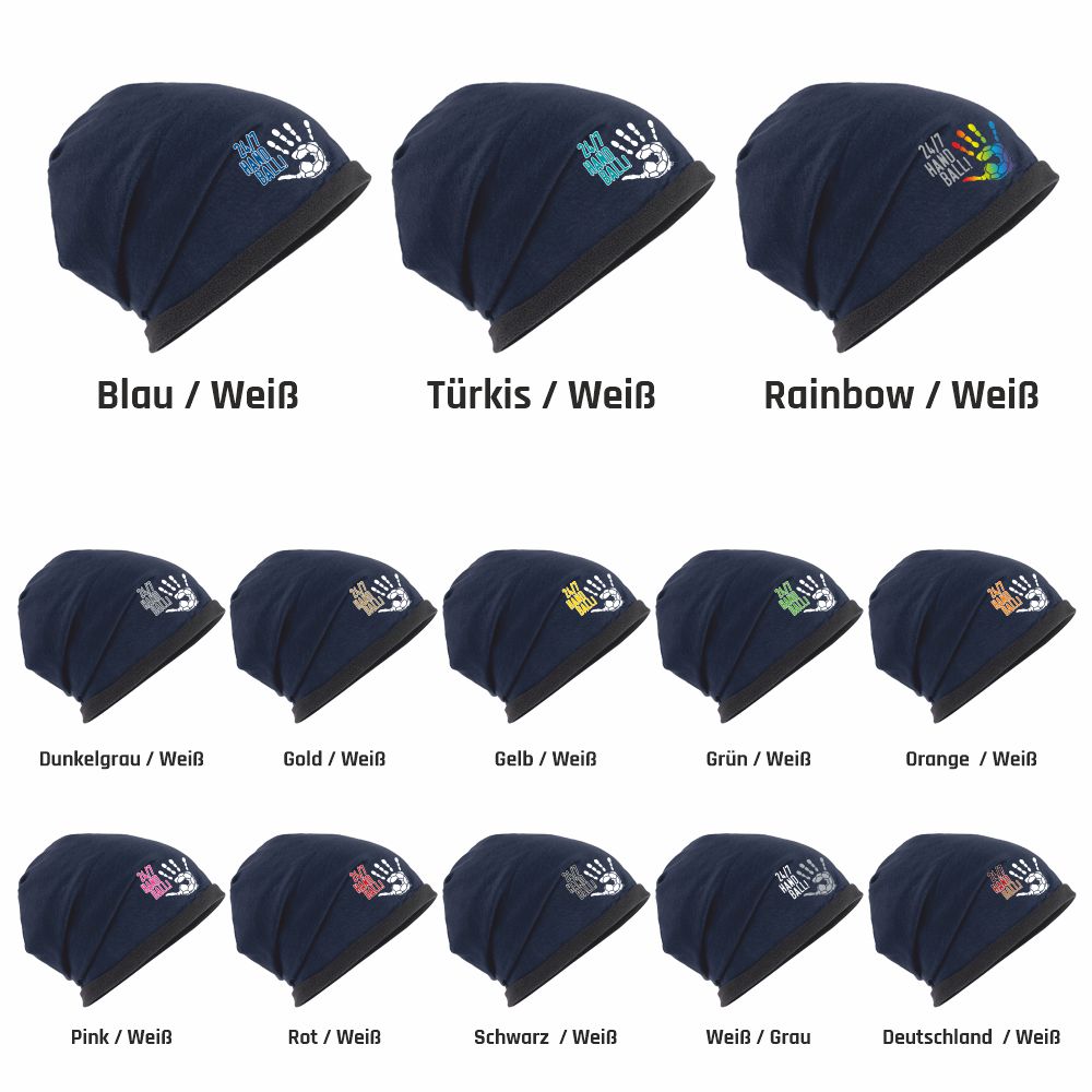 HandballCollectionBeanieMB7131Navy-Carbon