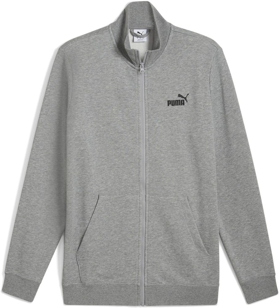 PumaTrainingsjackeESSNo1LogoTrackJacketTR682584MediumGrayHeather-4XL