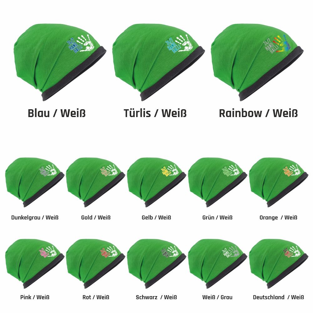 HandballCollectionBeanieMB7131FernGreen-Carbon