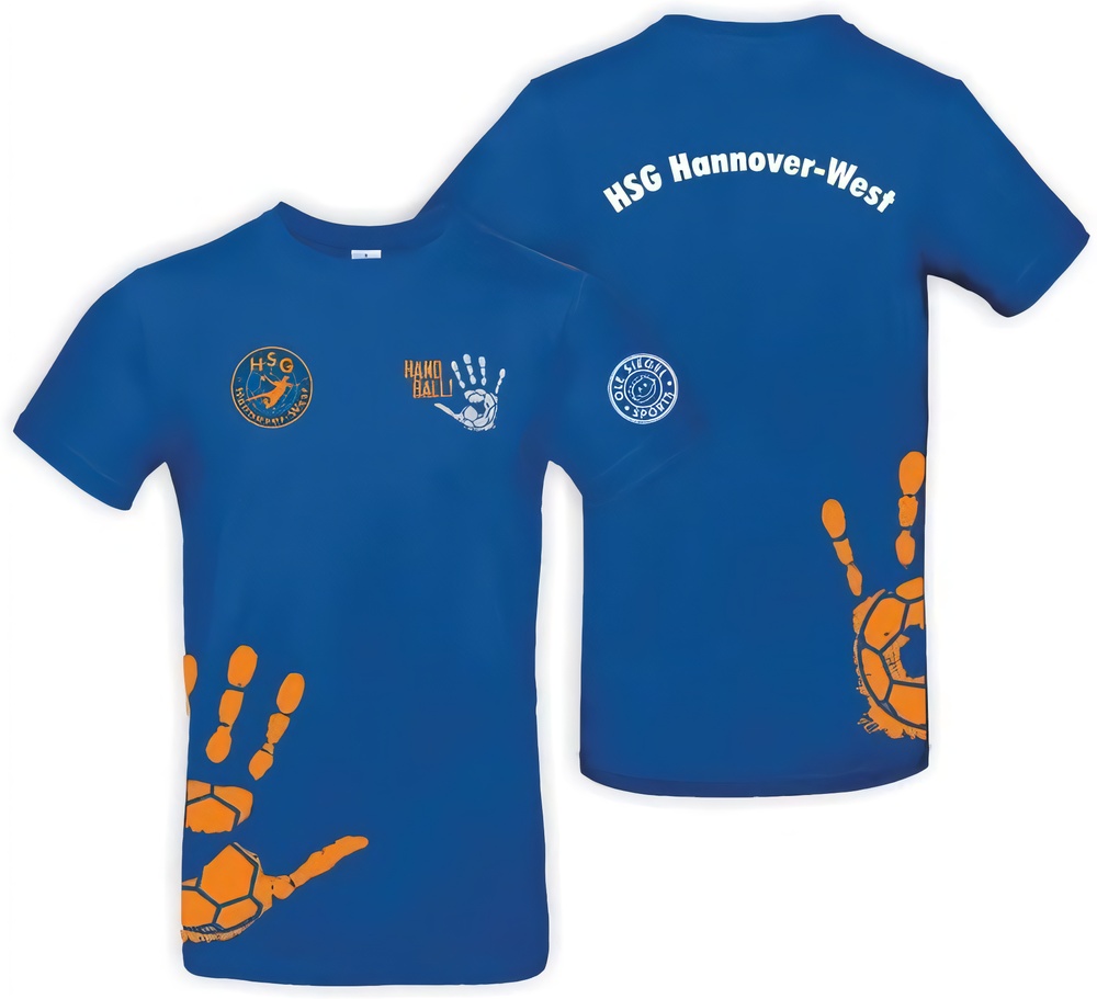 HSGHannover-WestBasicT-ShirtUnisex01942RoyalOrange-XXL