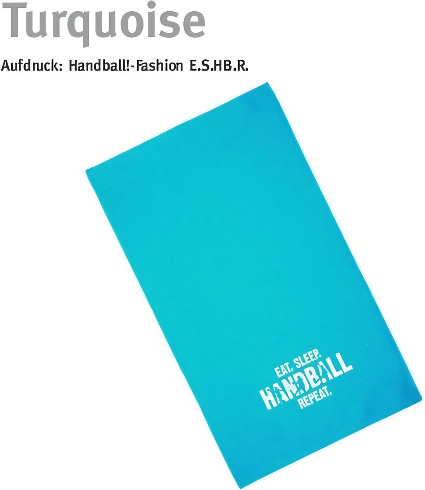 HandballFashionHandtuchEatSleepHandballRepeatT1-7070x140cmTurquoise