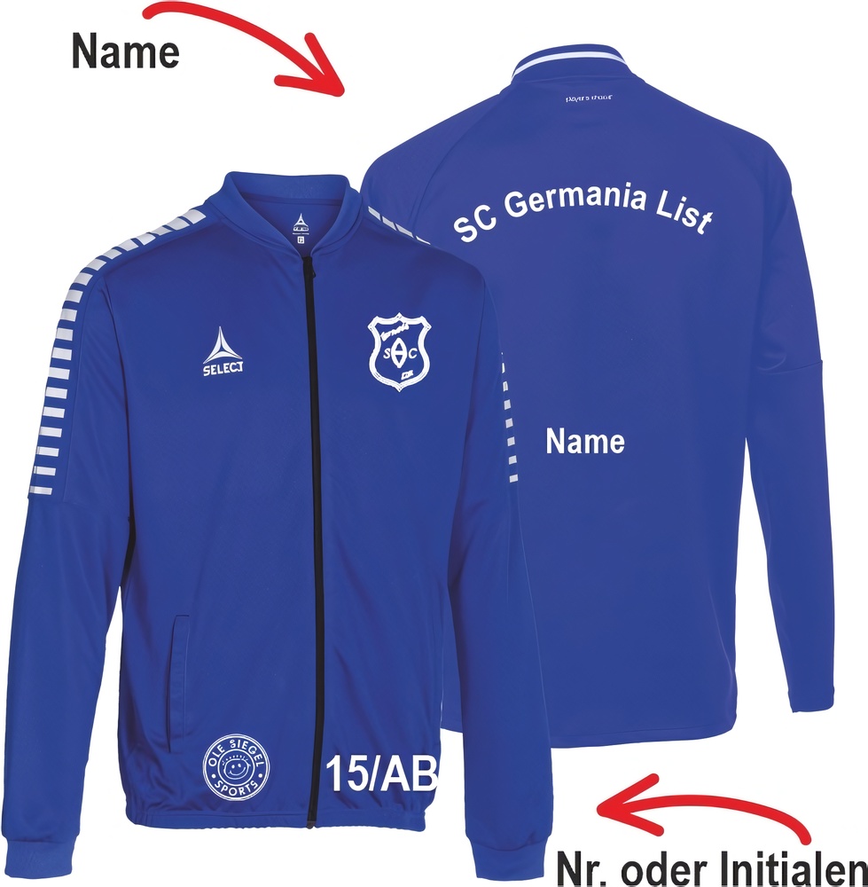SCGermaniaListSelectArgentinaPolyesterZip-JackeUnisex620027BlauWei-XXL