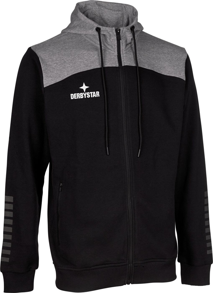 DerbystarHoodieKapuzen-SweatjackeUltimoV23632029SchwarzGrau-S