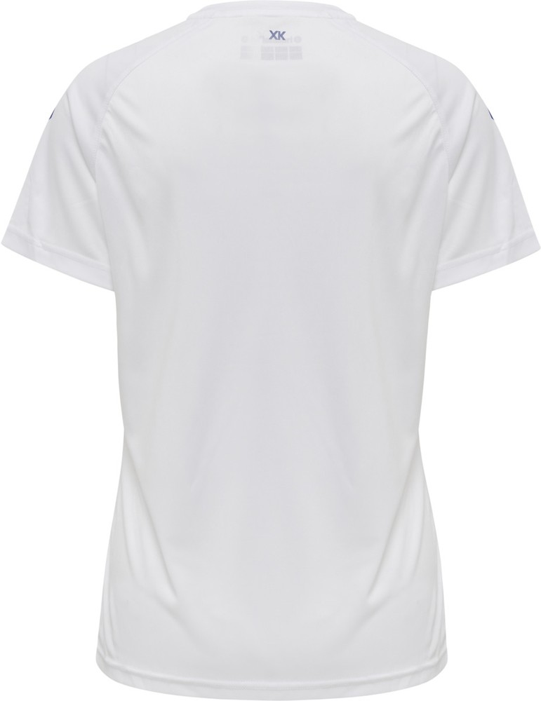 HummelDamenT-ShirtHmlcoreXkCorePolyT-ShirtSSWomanWhiteTrueBlue-XXL