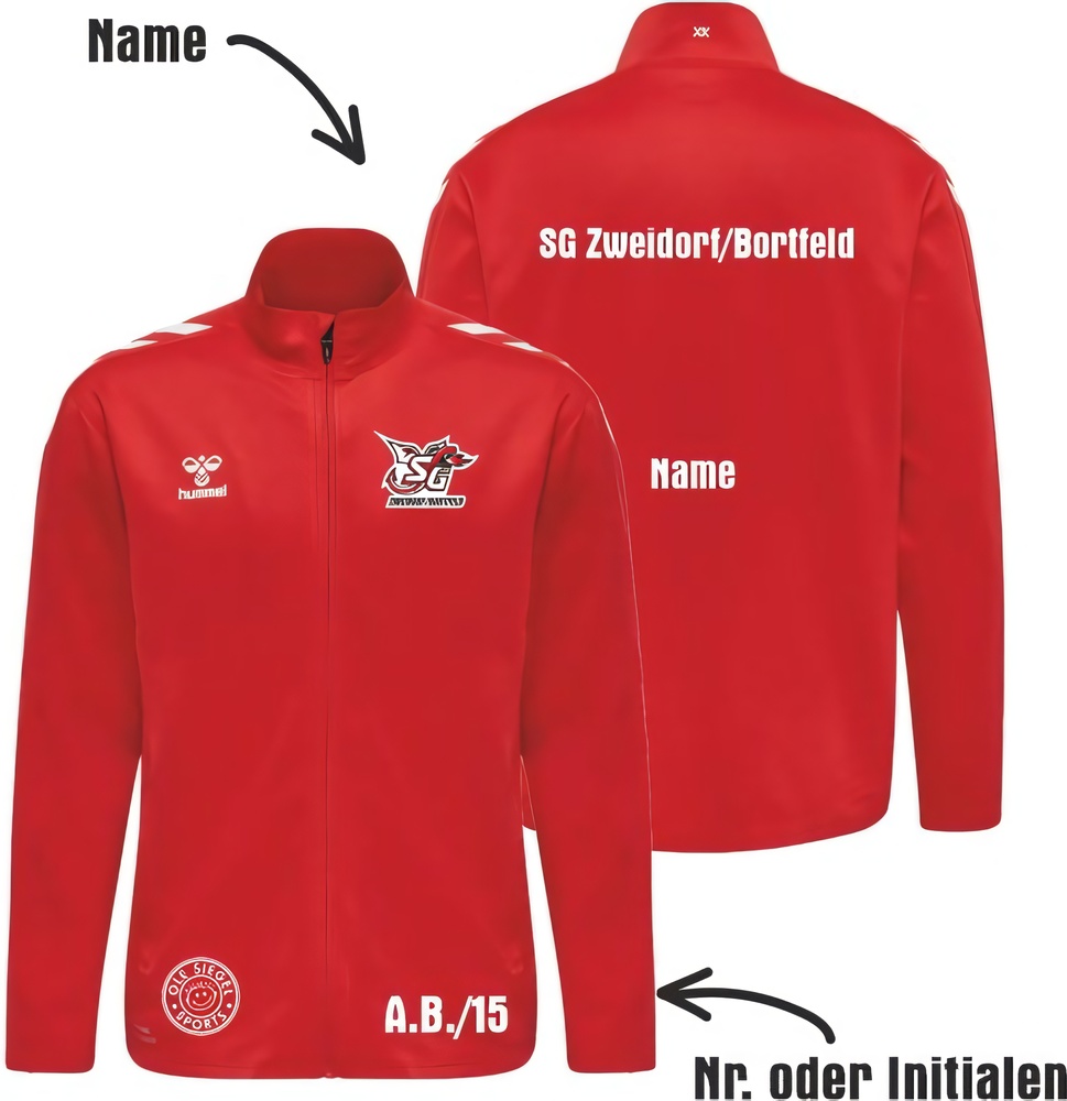 SGZweidorfBortfeldKinderHummelhmlCore20PolyTrackZipJacketKids230860