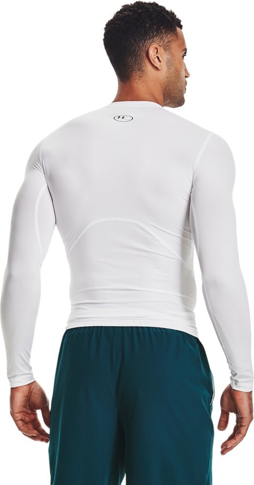 UnderArmourLongsleevesHeatGearArmourLangarm-OberteilWhite-XS