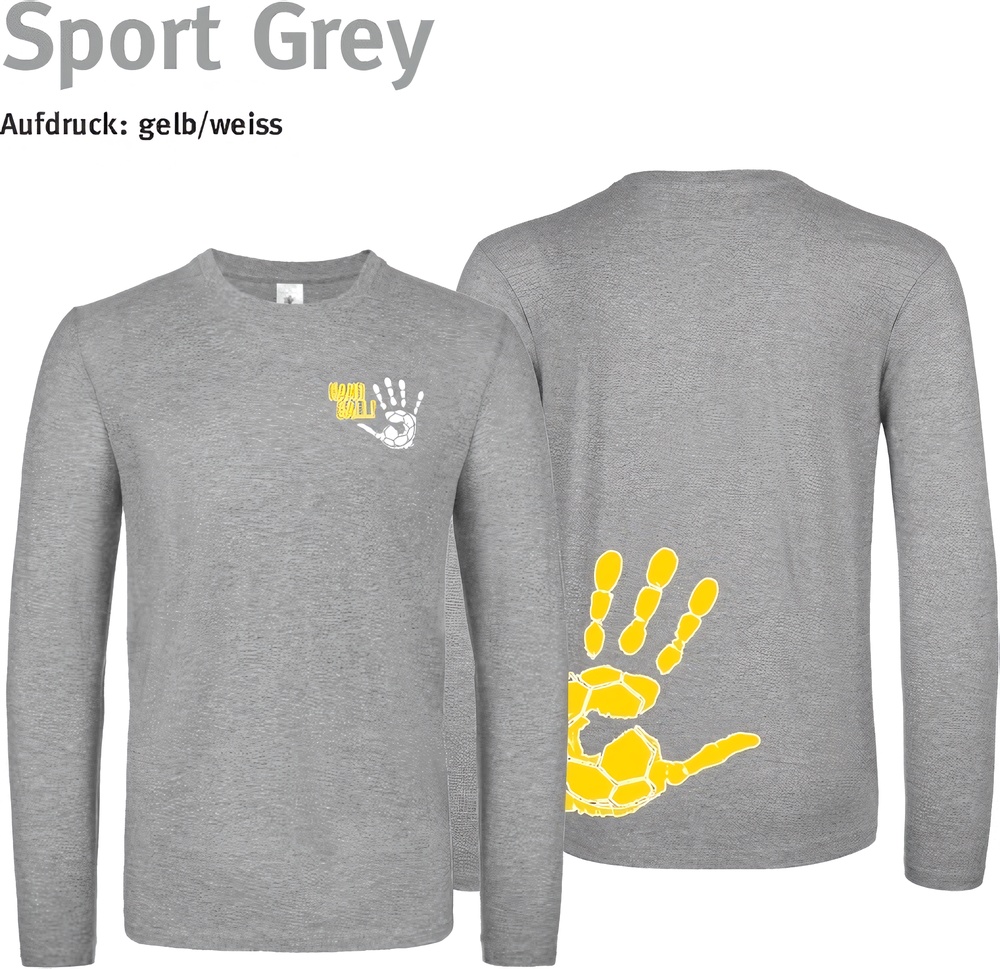 HandballCollectionLongsleeveTU05TSportGreyHeather-S