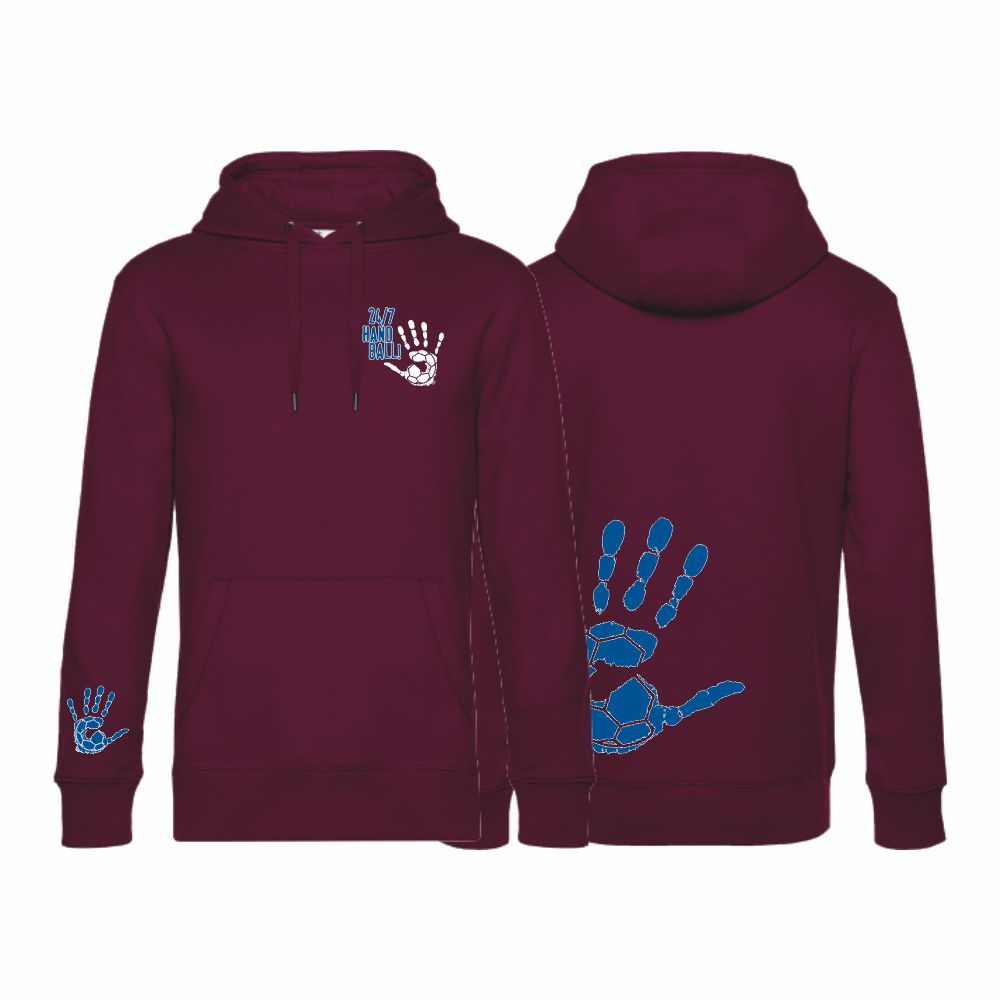 HandballCollectionHoodieWU02KDarkCherry-XS