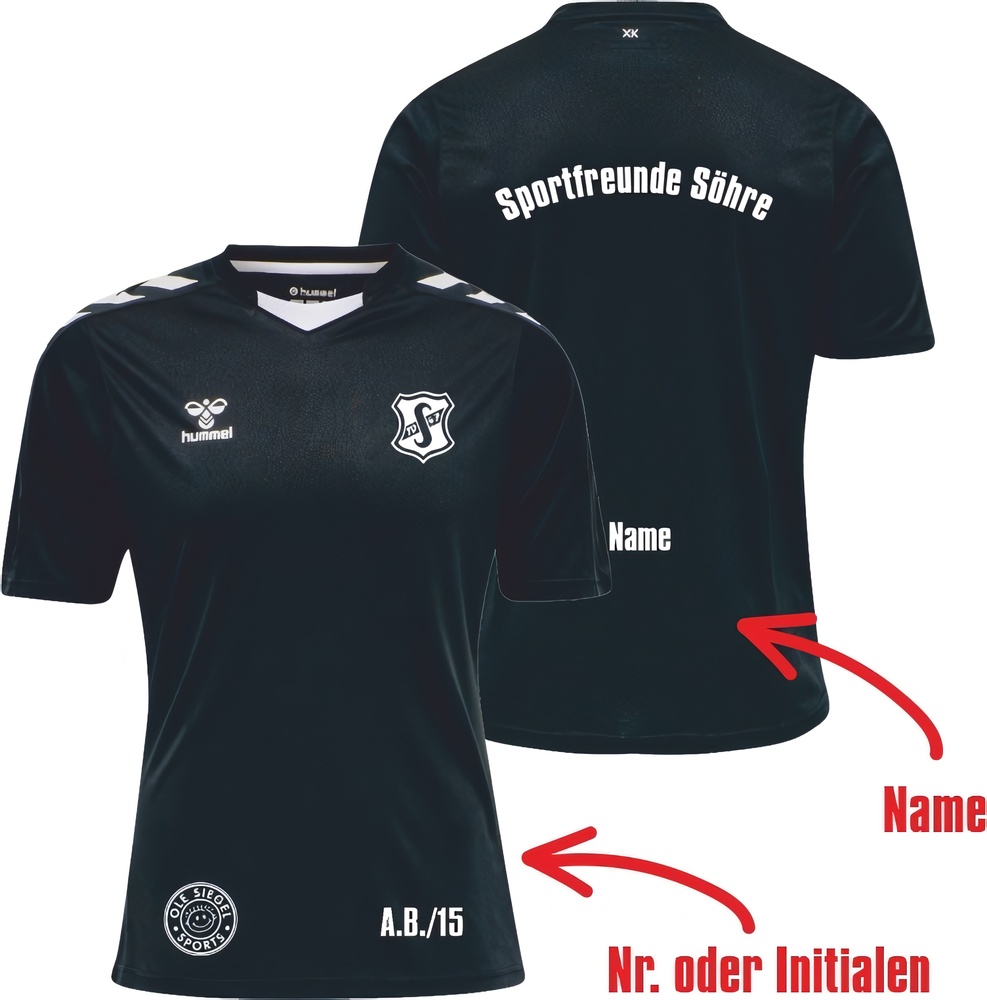 SportfreundeShreDamenHummelhmlCore20PolyJerseySSLady230828