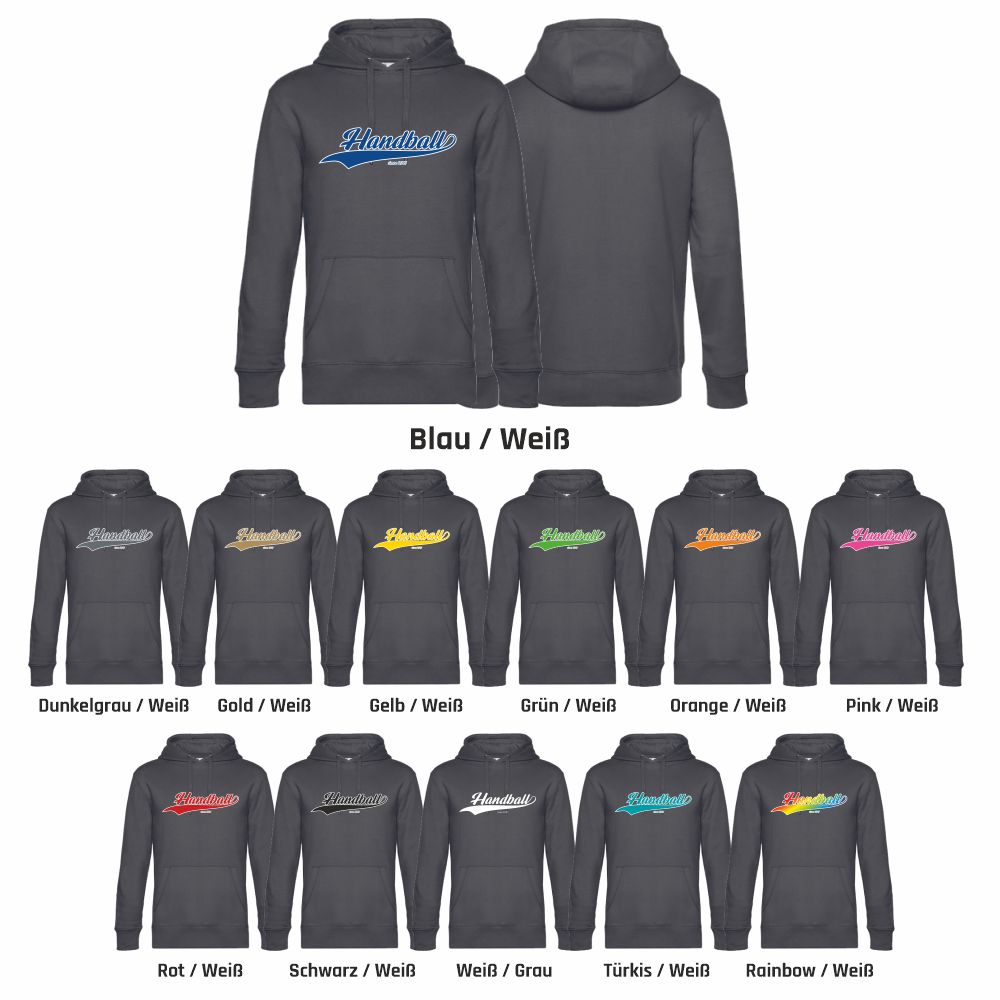 HandballFashionHoodieSince1917WU02KAsphalt-M