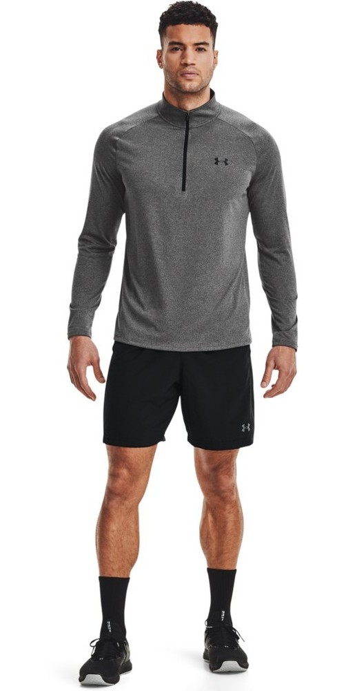 UnderArmourLongsleeveUATechShirtmit-ZiplangrmligCarbonHeather-XS