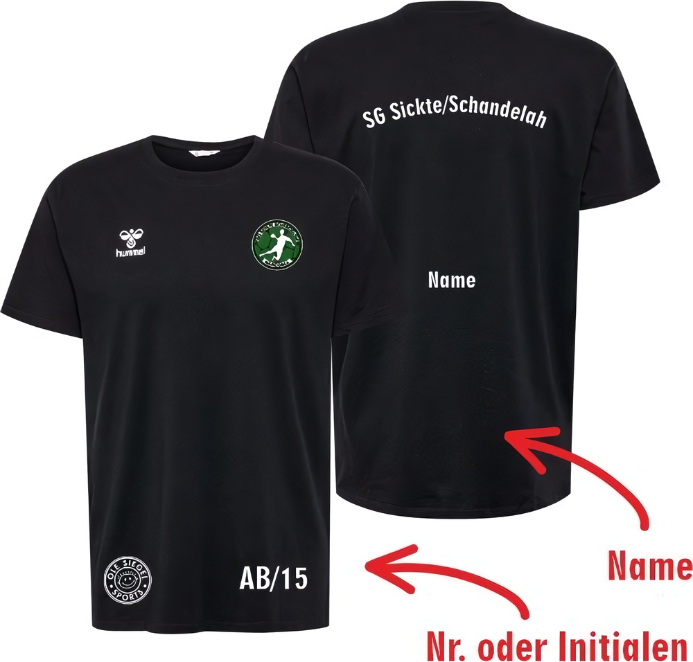 SGSickteSchandelahDamenHummelhmlGO20CottonT-ShirtSSLady224830
