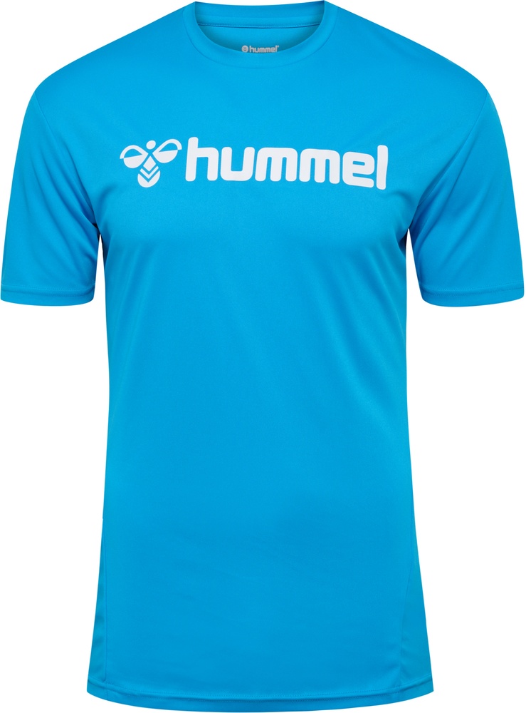 HummelT-ShirtTopHmllogoJerseySSDivaBlue-XXL