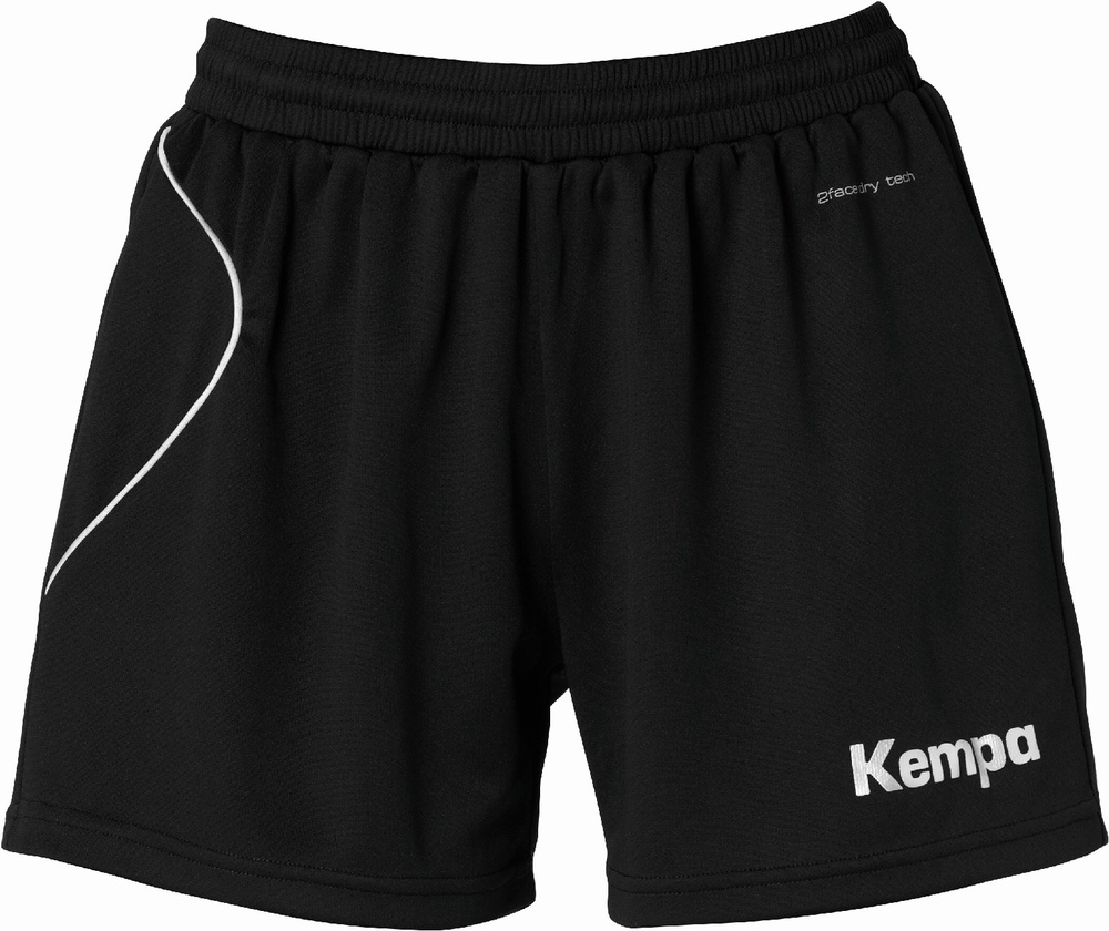 KempaSportshortCurveShortsWomen2003068SchwarzWei-XS