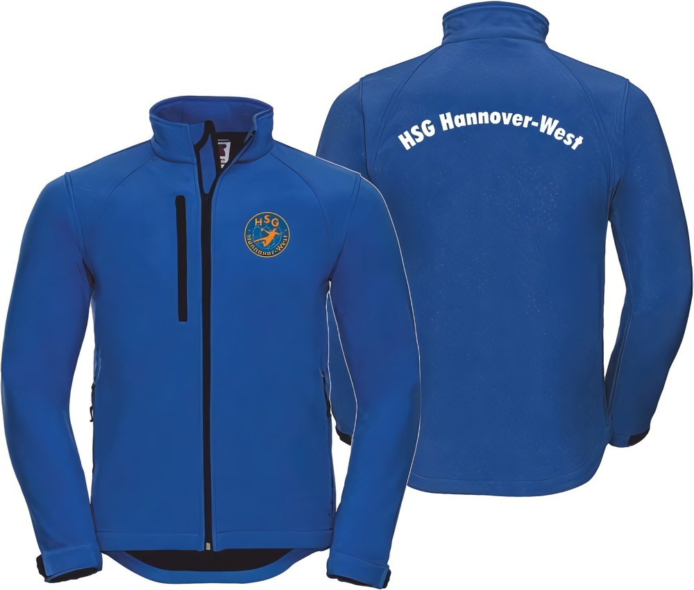HSGHannover-WestBasicSoftshelljackeUnisex43800Azure-XXL