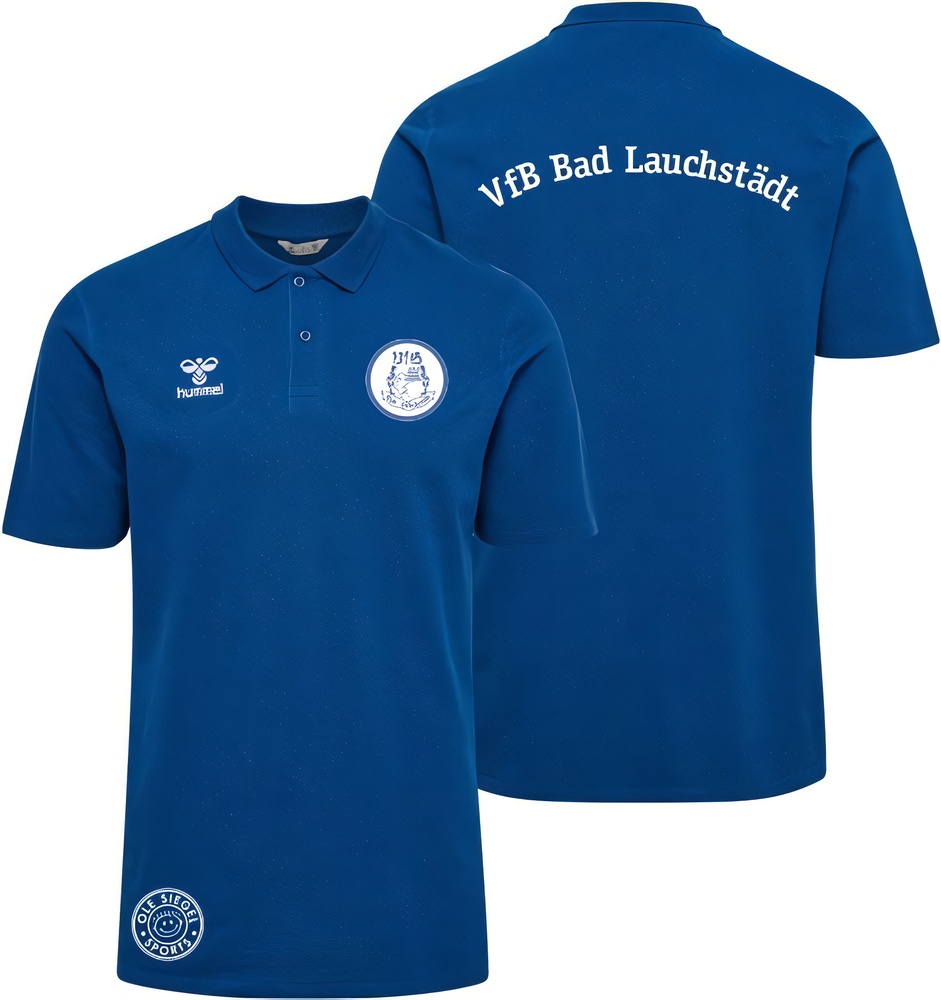 VfBBadLauchstdtDamenHummelhmlGO20CottonPoloLady224832TrueBlue-XXL