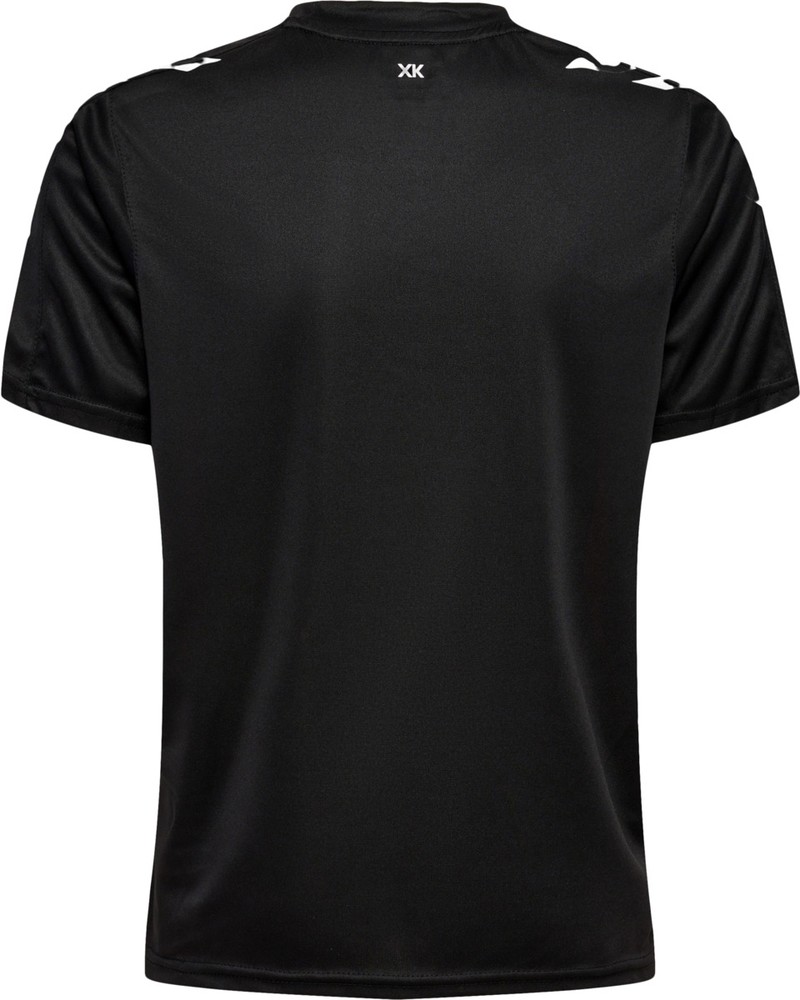 HummelKinderTrikotKurzarmHmlcoreXkStripedJerseyKidsSSBlackTrueRed-116