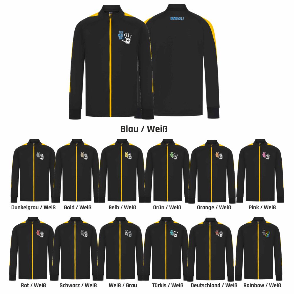 HandballCollectionTrainingsjackeLV871Black-Gold-XXS