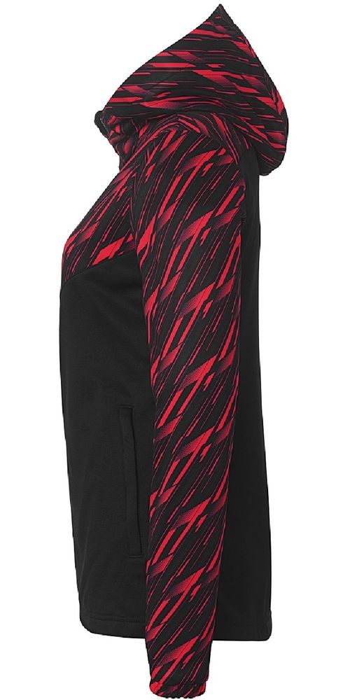 UhlsportDamenTrainingsjackeProgressive28MultiHoodJacke1002274SchwarzRot-XS