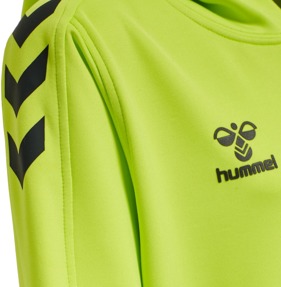 HummelKinderHoodieHmlcoreXkPolyKidsSweatHoodieLimePopsicle-116