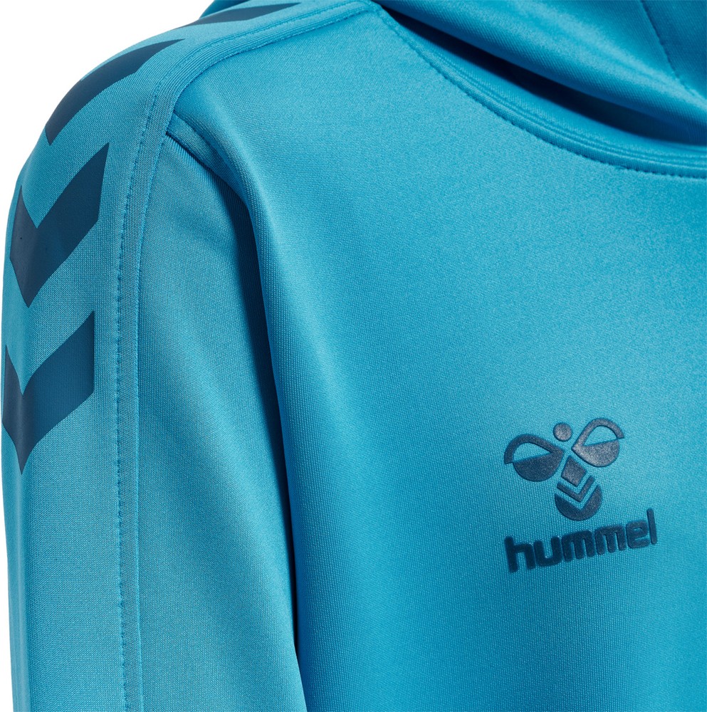HummelKinderHoodieHmlcoreXkPolyKidsSweatHoodieBlueDanube-116