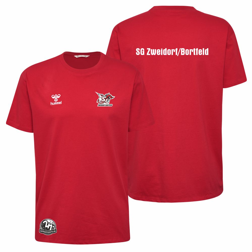 SGZweidorfBortfeldKinderHummelhmlGO20CottonT-ShirtSSKids224829TrueRed-116-ca6Jahre