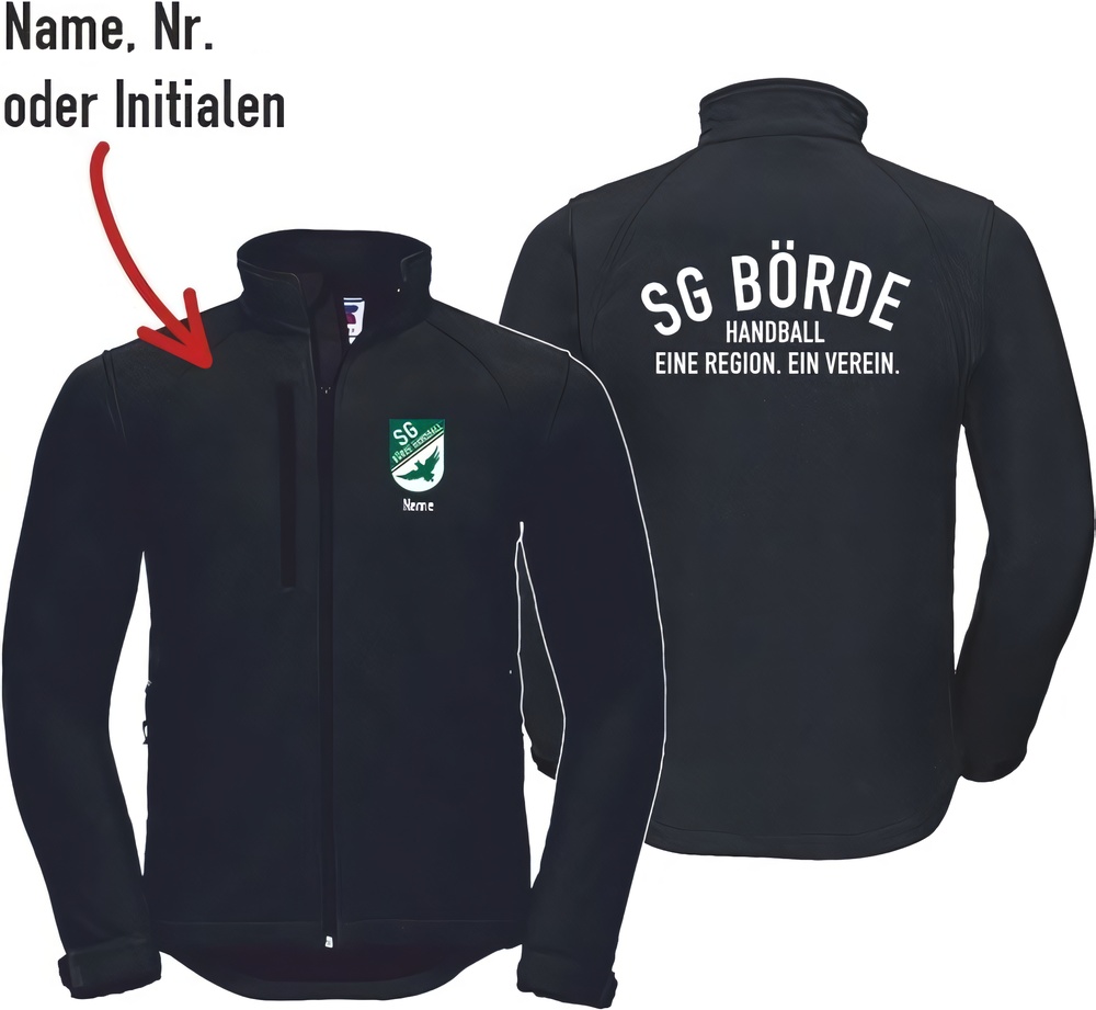 SGBrdeBasicSoftshelljackeUnisex43800Schwarz-XXL
