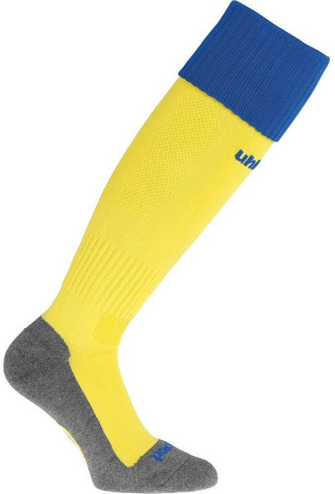 UhlsportKinderClubStutzenstrumpf1003807LimonengelbAzurblau-28-32