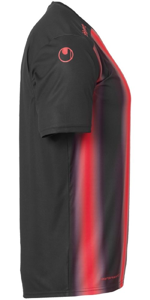 UhlsportKinderStripe20TrikotKurzarm1002205SchwarzRot-116