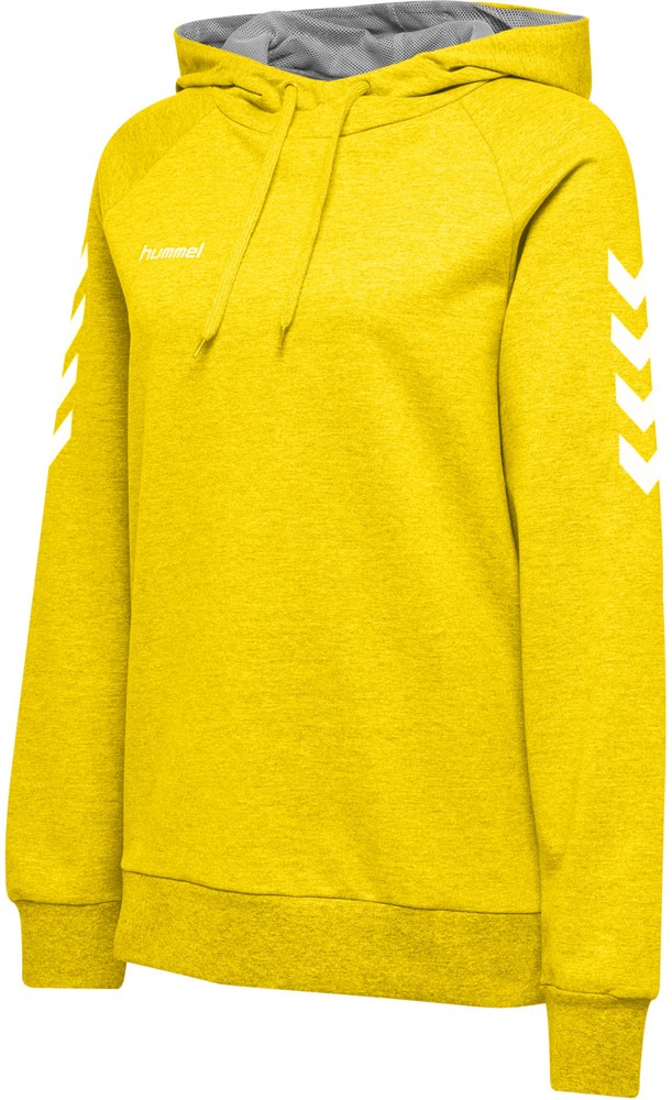 HummelDamenHoodieHmlgoCottonHoodieWomanSportsYellow-XXL