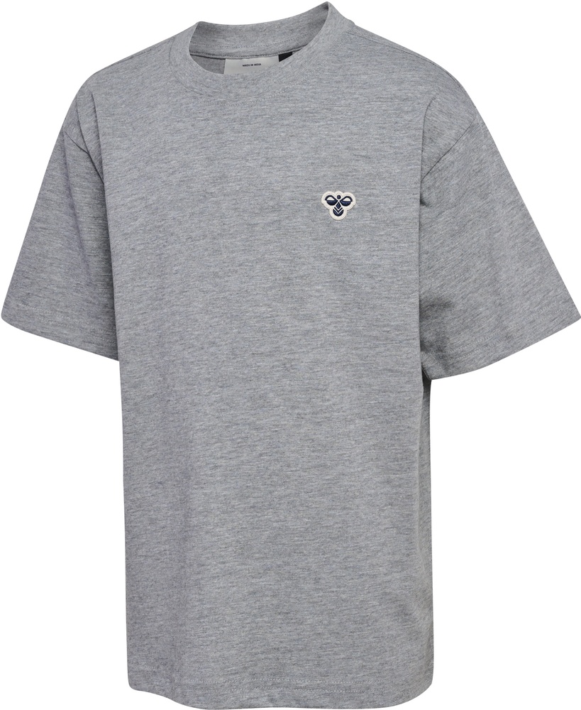 HummelKinderKurzarmTopHmljrLooseT-ShirtSSBee232945GreyMelange-104
