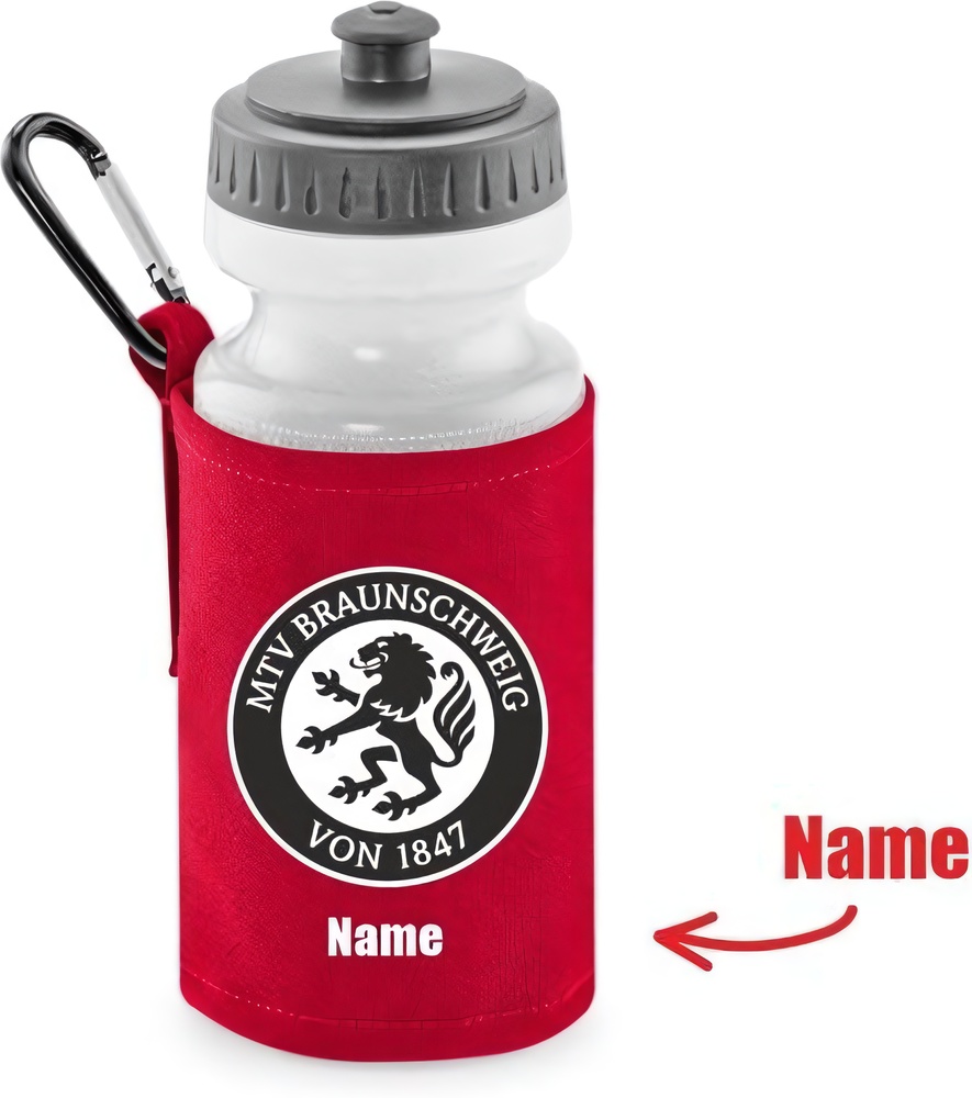 MTVBraunschweigUniversalBasicTrinkflaschemitHalterQD440ClassicRed