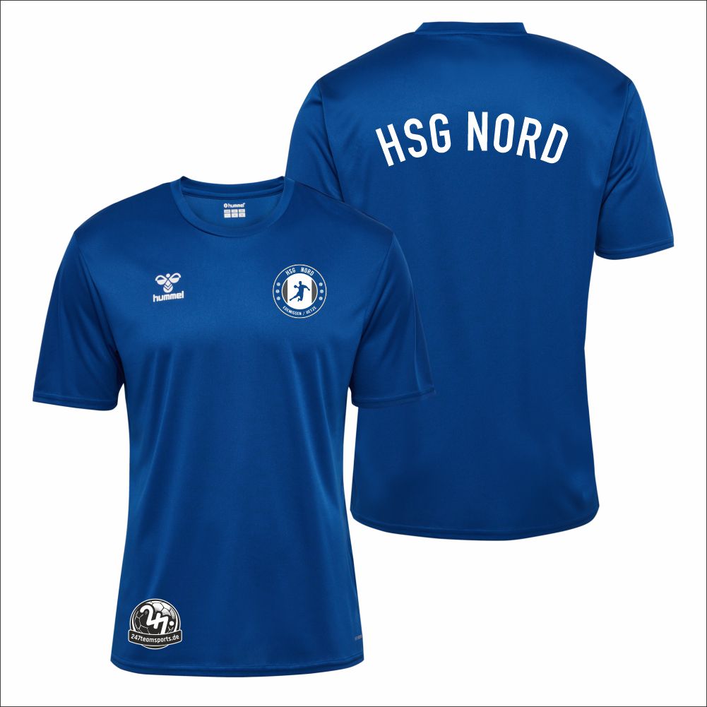 HSGNordEdemissenUetzeDamenHummelhmlESSENTIALPolyJerseySSLady227349TrueBlue-XS