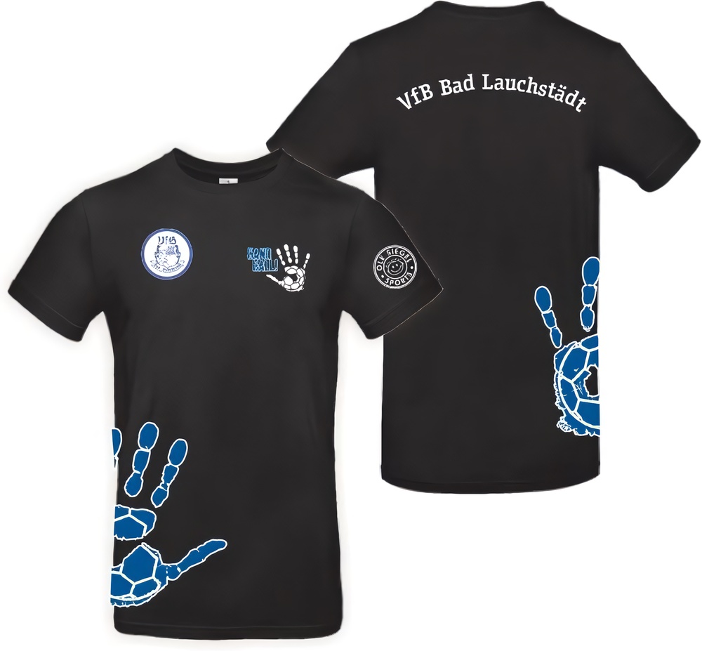 VfBBadLauchstdtBasicUnisexT-Shirt01942Black-XXL