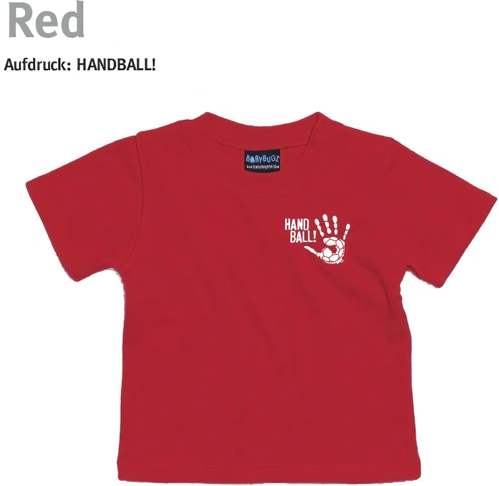 HandballCollectionBabyKinderT-ShirtBZ02Red-12-18Monate