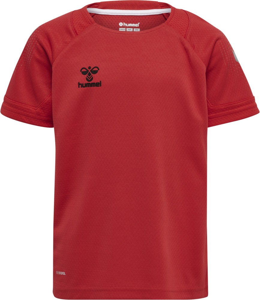 HummelKinderTrikotKurzarmHmlleadSSPolyJerseyKidsTrueRed-116