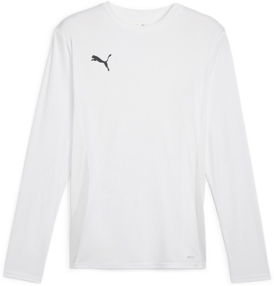 PumaTeamGoalLongsleeveJersey705750PumaWhite-PumaBlack-FeatherGray-XXL