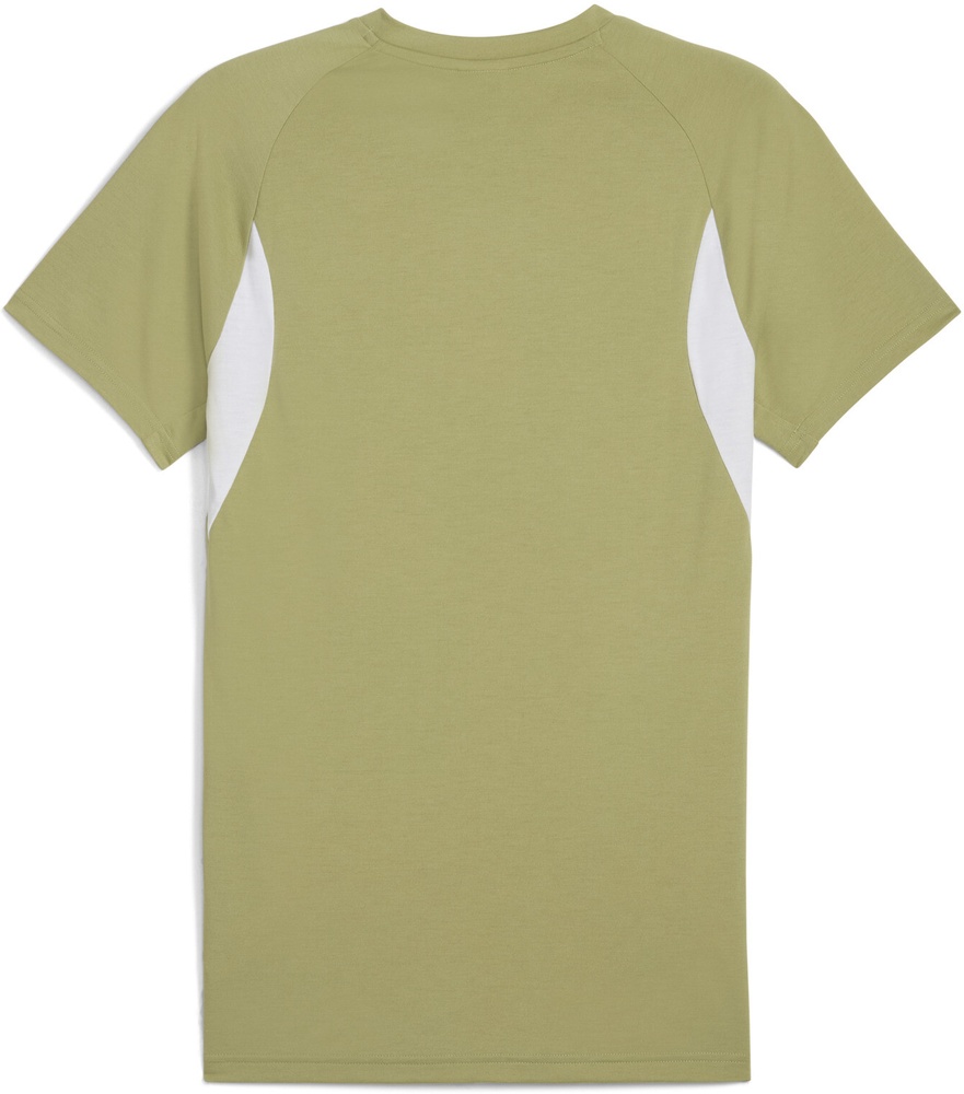 PumaShirtTeamEVOSTRIPETee659953CalmingGreen-PumaSilver-PumaWhite-M