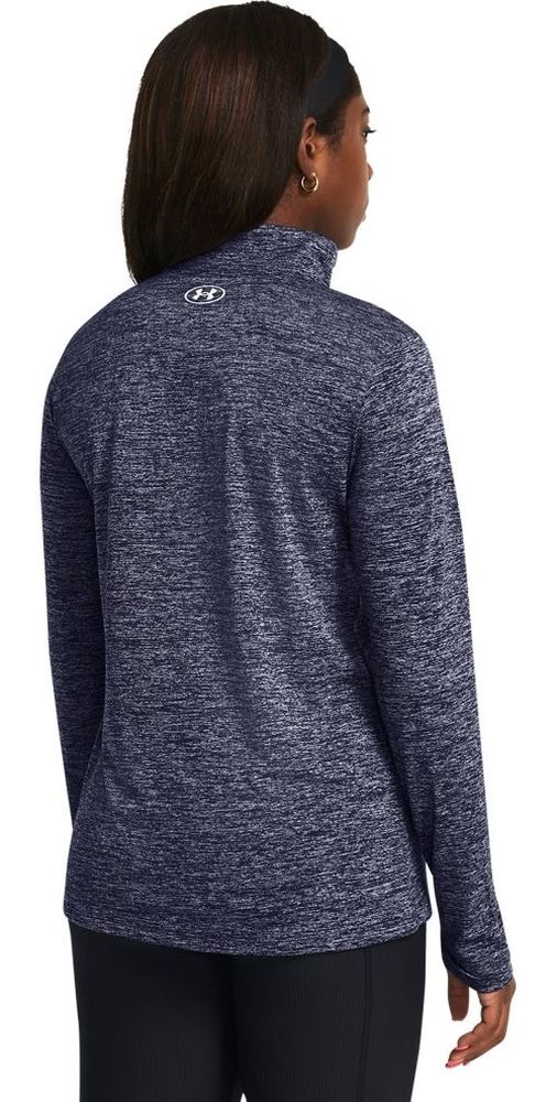 UnderArmourDamenLongsleevesTech12Zip-TwistMidnightNavy410-LUSLG