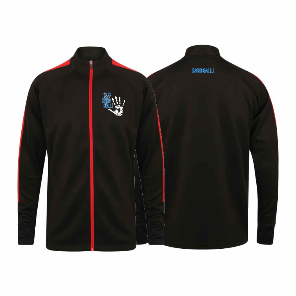 HandballCollectionTrainingsjackeLV871Black-Red-M