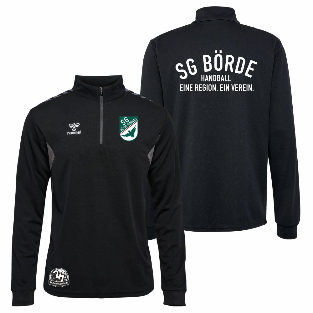 SGBrdeHummelhmlAuthenticPLHalfZipSweatUnisex219973
