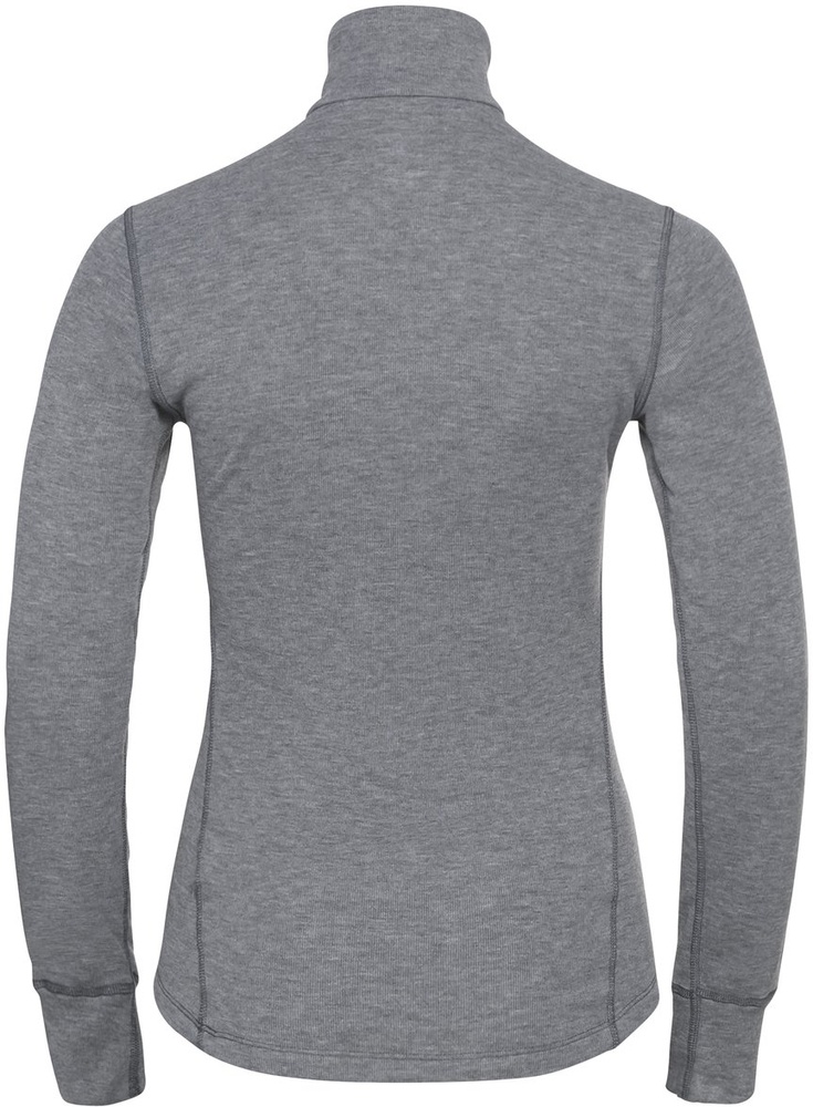 OdloDamenBlTopTurtleNeckLong-SleeveHalfZipActiveW159081OdloSteelGreyMelange-L